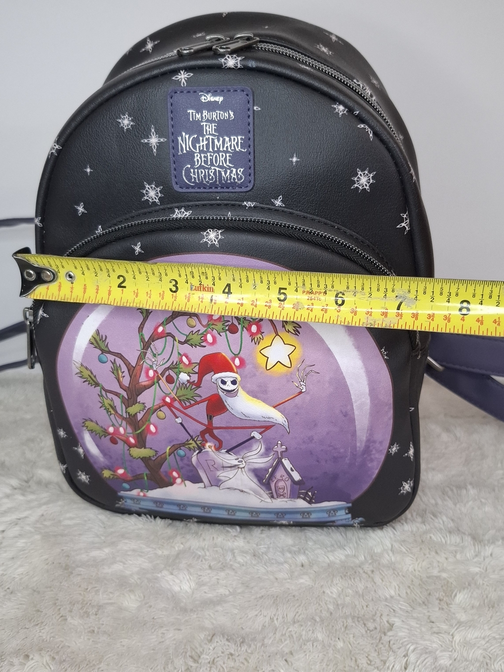 Black Mini Backpack - Picture 5 of 10